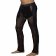 LONG MESH Pants Black