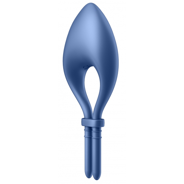 Cockring vibrant connecté Bullseye Satisfyer Bleu