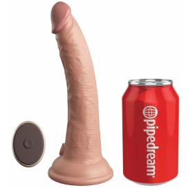 King Cock Elite Dildo vibrante 2Density Seven - 18 x 4 cm