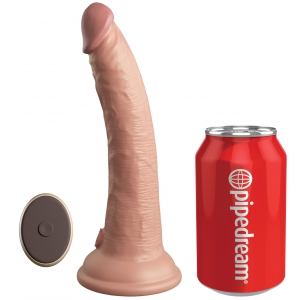 King Cock Elite 2Density Seven vibrating dildo - 18 x 4cm