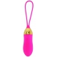 Stripe Sex Vibrating Egg 8.5 x 3cm Fuchsia