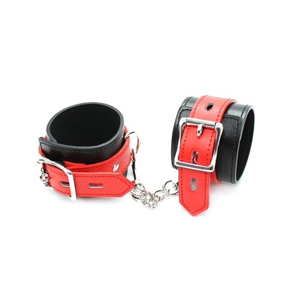 Black & Red Locking Cuffs
