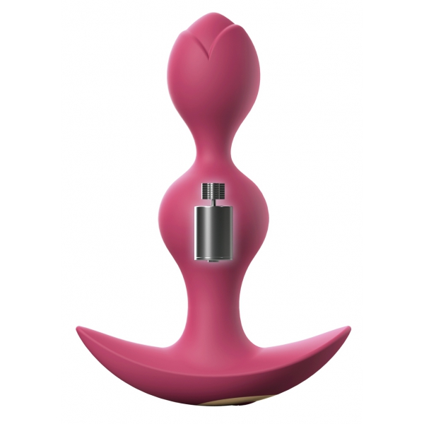 Twinny Bud Vibrating Plug 10.5 x 3cm Pink