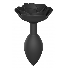 Love to Love Plug anal Open Roses Jewel L 9 x 3.8cm Negro
