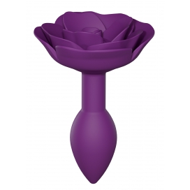 Love to Love Bijou Open Roses Anal Plug S 8 x 2.9cm Purple