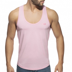 Addicted U-NECK Tank Top Pink