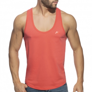 Addicted U-NECK Coral tank top