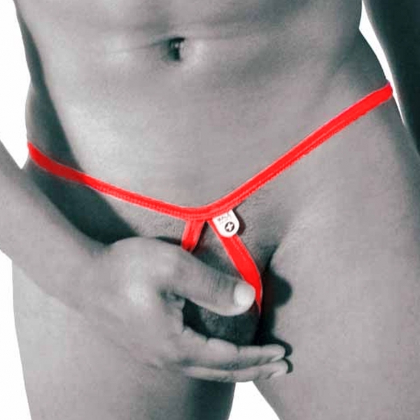 Mini Thong TEAR DROP Rouge