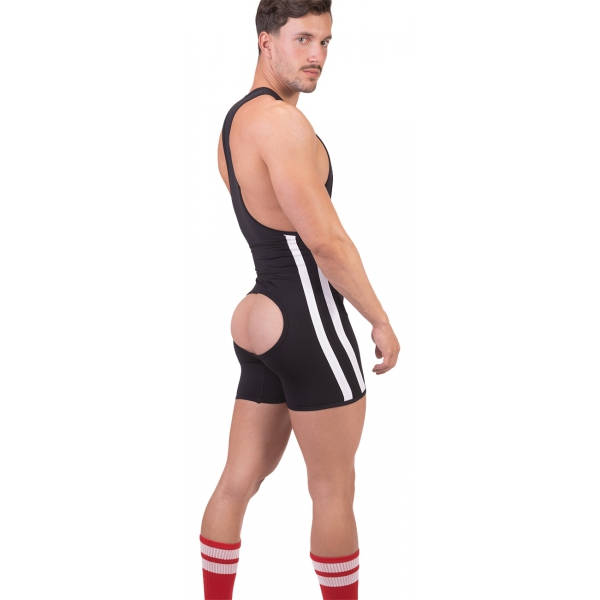 Rugloos Singlet DASTIN Zwart