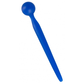 Plug Penis en silicone STOP SPERM 8cm - Diamètre 4-8mm Bleu