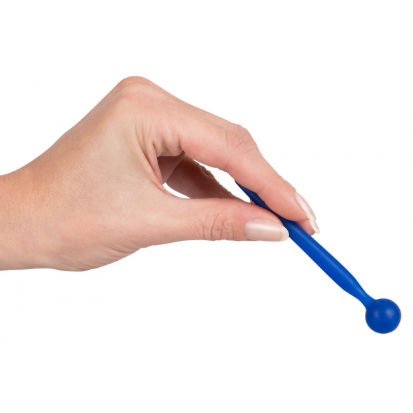 Plug Penis Stop Sperm 8cm - Diameter 4-8mm Blue