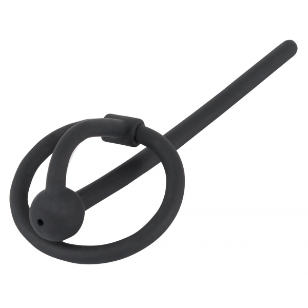 Urethral plug pierced Ring Play 10.5cm - Diameter 6mm