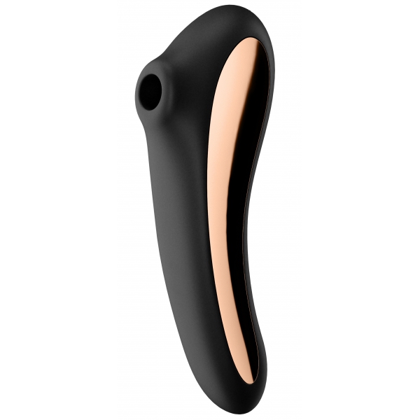 Klitoris-Stimulator Dual Kiss Satisfyer Schwarz