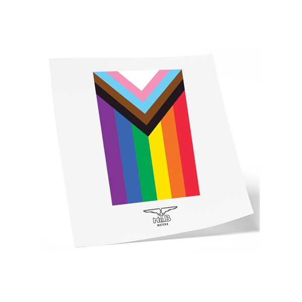 PRIDE FLAG tatuagem efémera 10 x 10cm