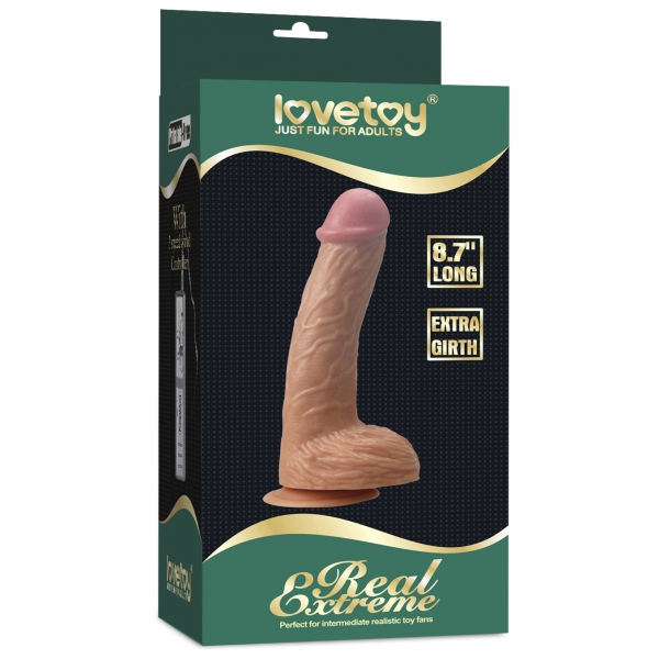 Dildo vibrante Real Extreme 16,5 x 5,3 cm