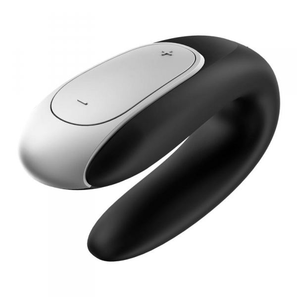 Estimulador Conectado Double Fun Satisfyer Negro