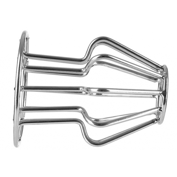 Hollow Flat Head Stainless Steel Anal Plug L