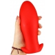 Plug en silicone SAURUS EGG XL 16.5 x 7.3cm Rouge