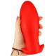 Saurus Egg XL Plug de Silicone 16,5 x 7,3cm Vermelho