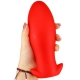 Plug silicone Saurus Egg XXL 18.5 x 8.3cm Rouge