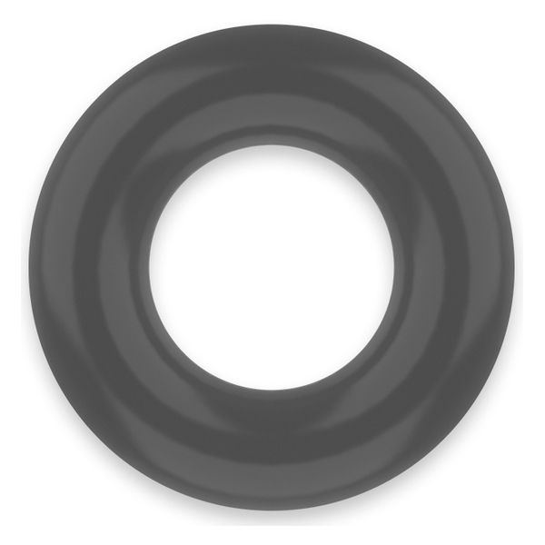 Anillo de pene blando PR04 - Diámetro 16mm Negro