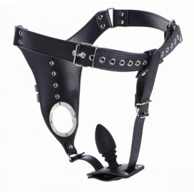 Strict Chastity belt with plug Strict Male 8.5 x 3.3cm