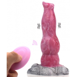 PINKALIEN Dildo monstro vibratório Viby Wolf 18 x 5,7cm