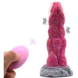 PINKALIEN Consolador vibrador monstruo Viby Carty 18 x 5,5cm