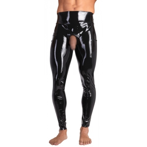 The Latex Collection Long johns in lattice con apertura per il pene