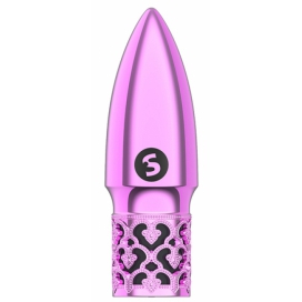 Estimulador de Mini Clitóris Glitter 7cm Rosa