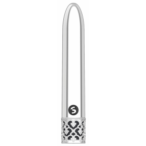 Royal Gems Mini Vibro Shiny 11cm Silber