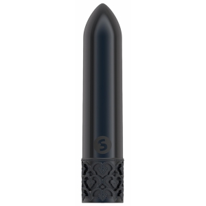 Royal Gems Mini Vibro Glitz 8.7cm Black