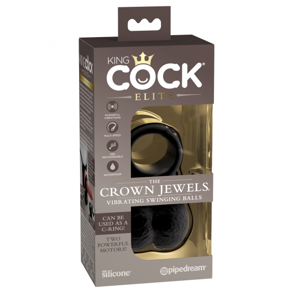 Testicules vibrantes The Crown Jewels King Cock Noires
