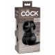 The Crown Jewels King Cock Vibrating Testicles Black