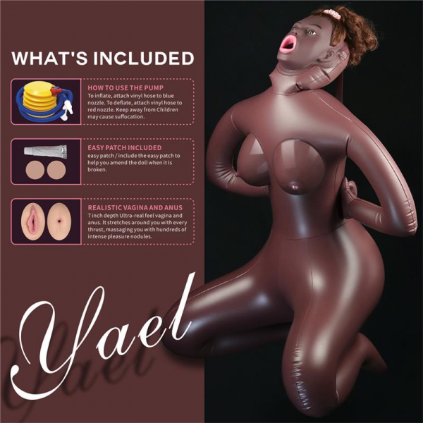 Cowgirl Yael inflatable doll