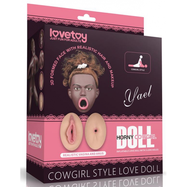 Boneca insuflável Yael Cowgirl