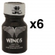 WINGS Schwarz 10ml x6