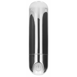 Mini Vibro Bullet Up 7,7 x 2 cm Argento