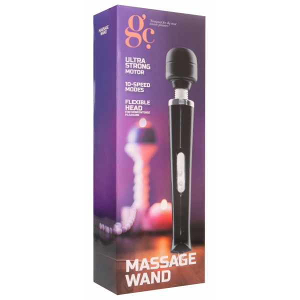 Mega Wand 32cm - Head 6cm Black