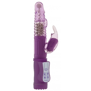 GC Vibro rabbit rotary Vibe Coin 23cm Purple