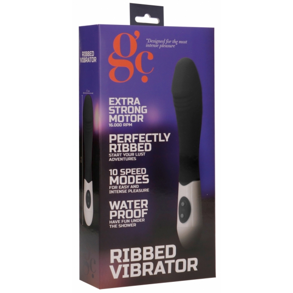 Vibrador de nervuras 12 x 3,7cm Preto