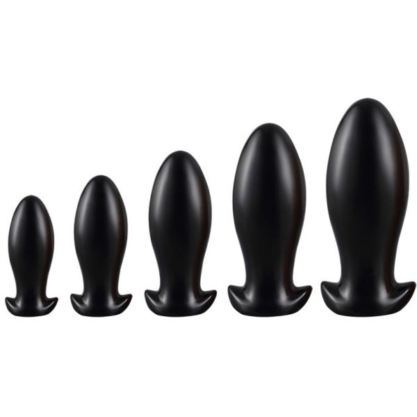 Plug Drakar Egg XL 16.5 x 7.3cm Black