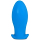 Plug en silicone SAURUS EGG M 12 x 5.3cm Bleu