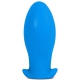 Plug en silione SAURUS EGG XL 16.5 x 7.3cm Bleu