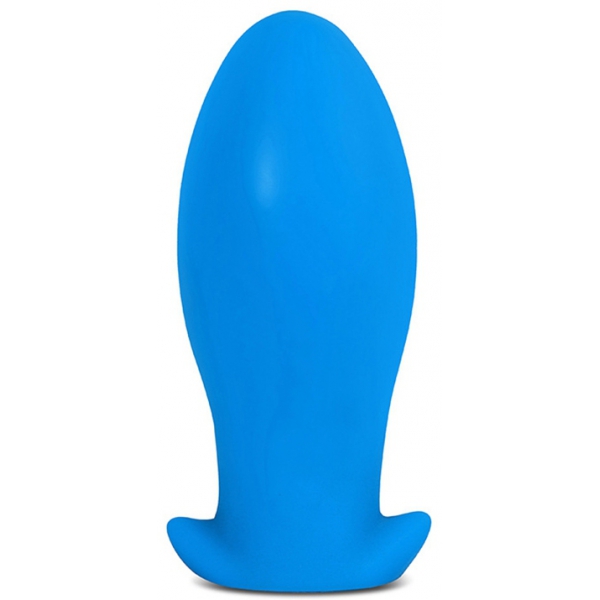 Plug en silione SAURUS EGG XL 16.5 x 7.3cm Bleu