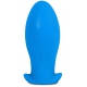 Plug en silicone SAURUS EGG XXL 18.5 x 8.3cm Bleu