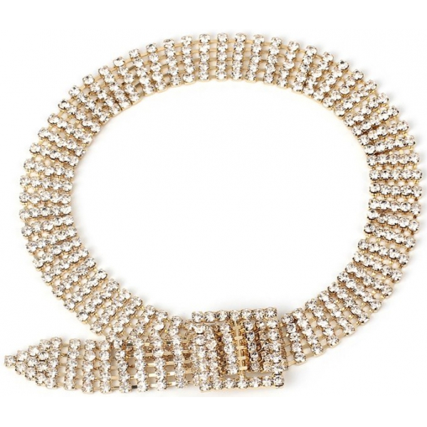 Widen Crystal Golden Neckholder