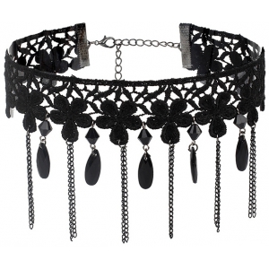 Joy Jewels Lace Line Neckholder Schwarz