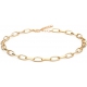 Gold Hollow Ring Necklace