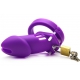 CB-6000 Silicone Male Chastity Cage PURPLE